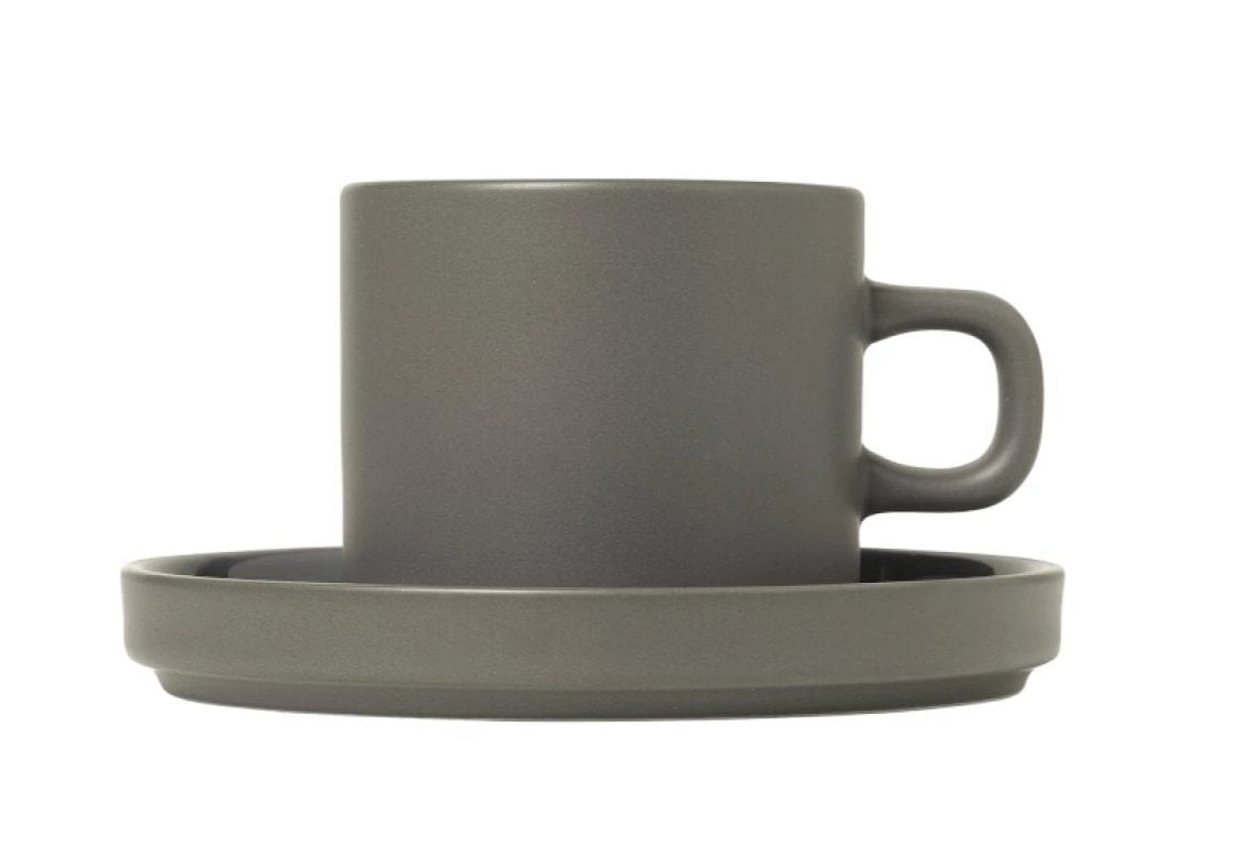 PILAR Coffee Cups Pewter