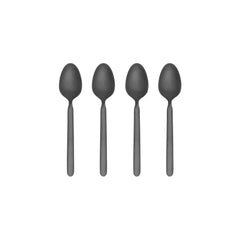 64475 STELLA Black Espresso Spoons