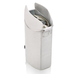 Foldable Laundry Bin - Sand Open