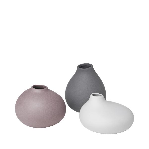 NONA Porcelain Mini Vases - Set of 3