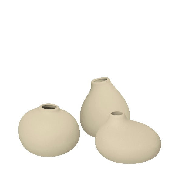 NONA Mini Vases Vanilla