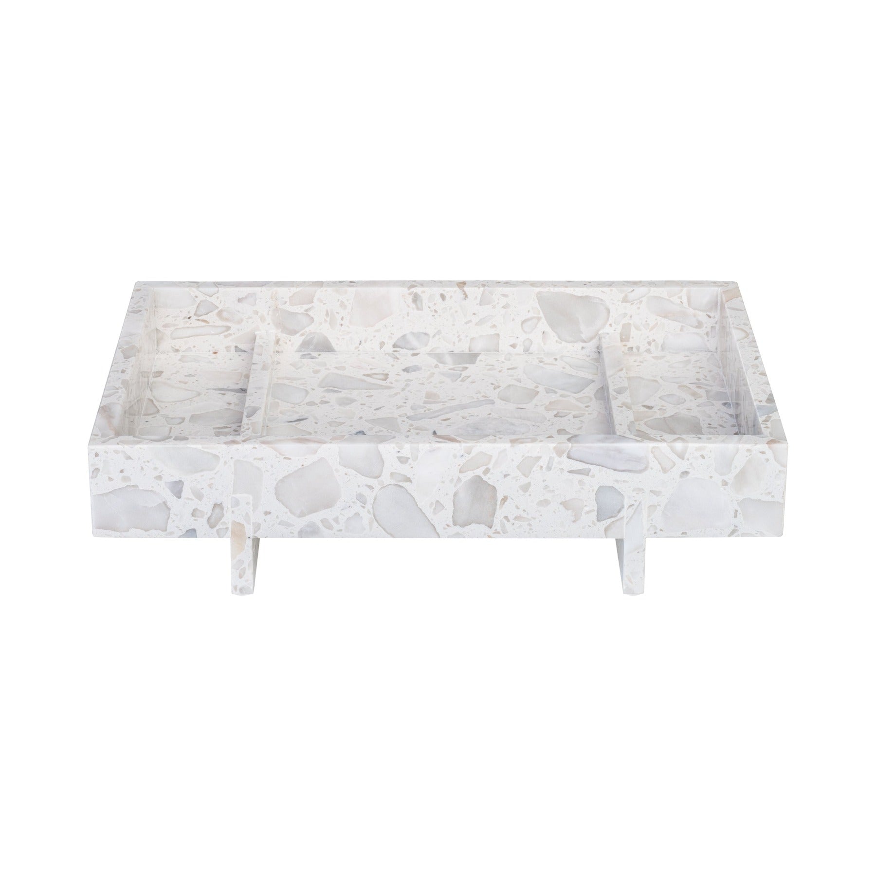 ABENTO Marble Tray Nimbus Cloud