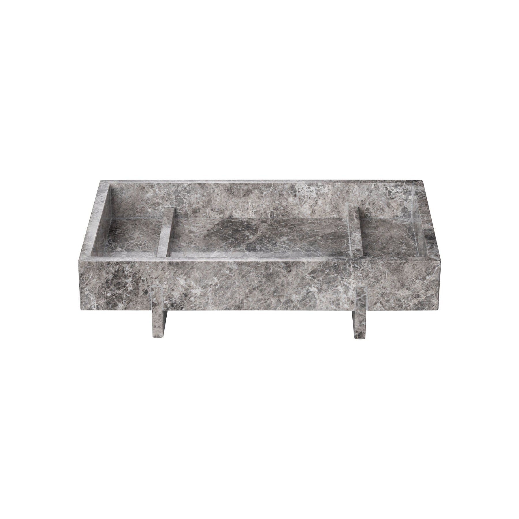 ABENTO Marble Tray Sharkskin