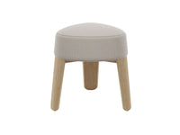 KUON Upholstered Stool Natural Oak