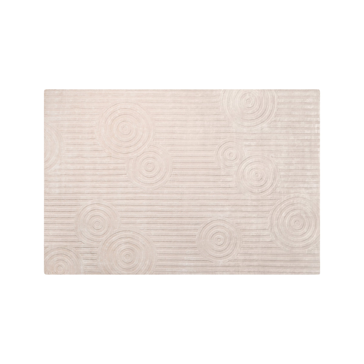 UZU Viscose Area Rug Beige Large 67021