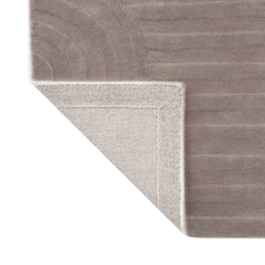 UZU Area Rug Taupe Backside