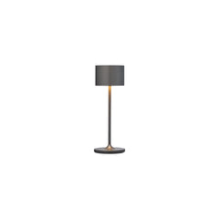 FAROL Mini Lamp Gunmetal Metallic Lit Side