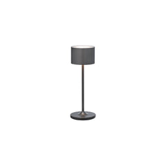 FAROL Mini Lamp Gunmetal Metallic Lit Top View