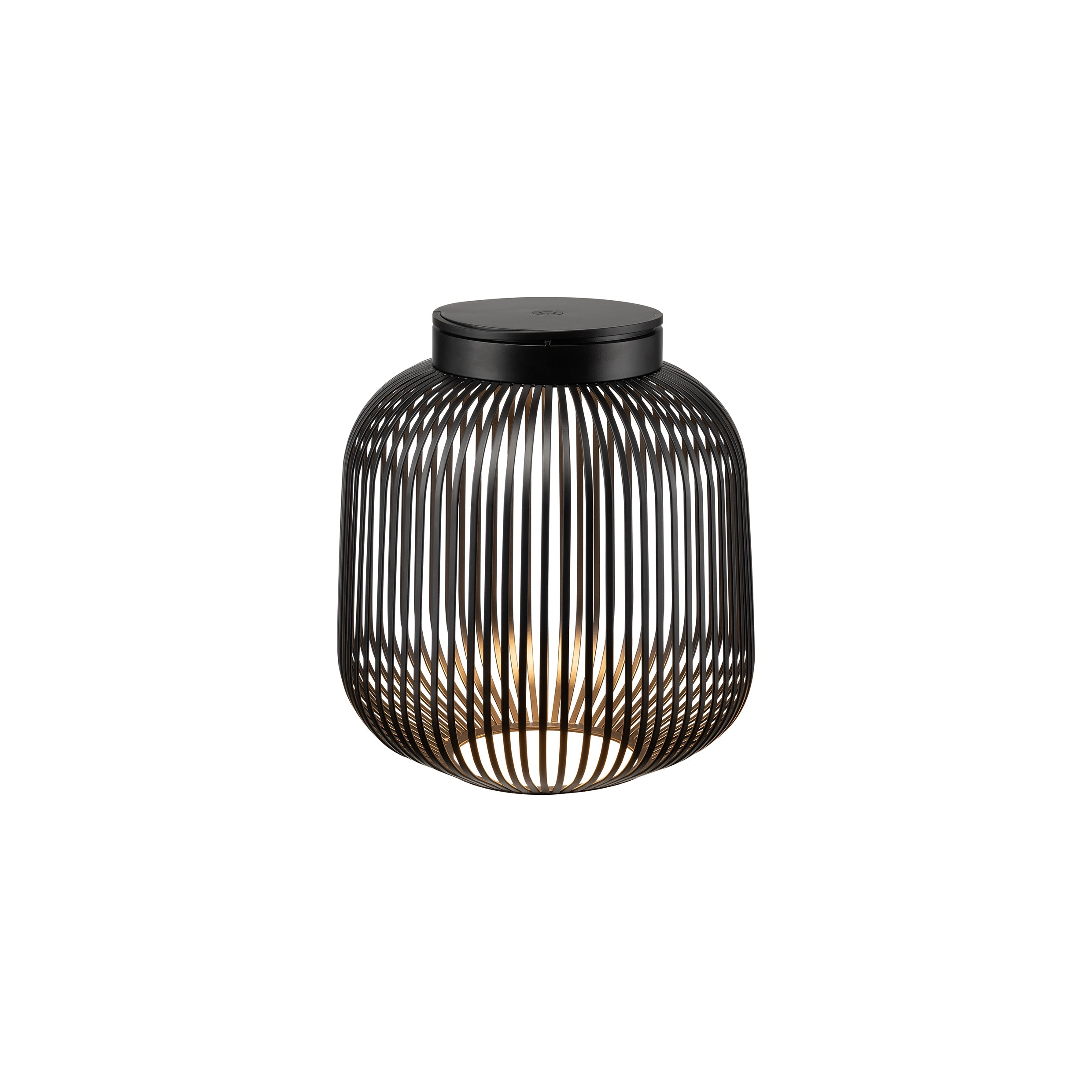 LITO LED Lantern Black Lit - Handle Down