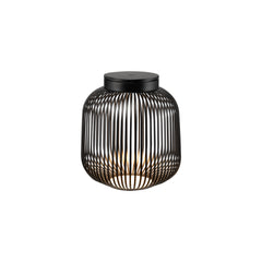 LITO LED Lantern Black Lit - Handle Down