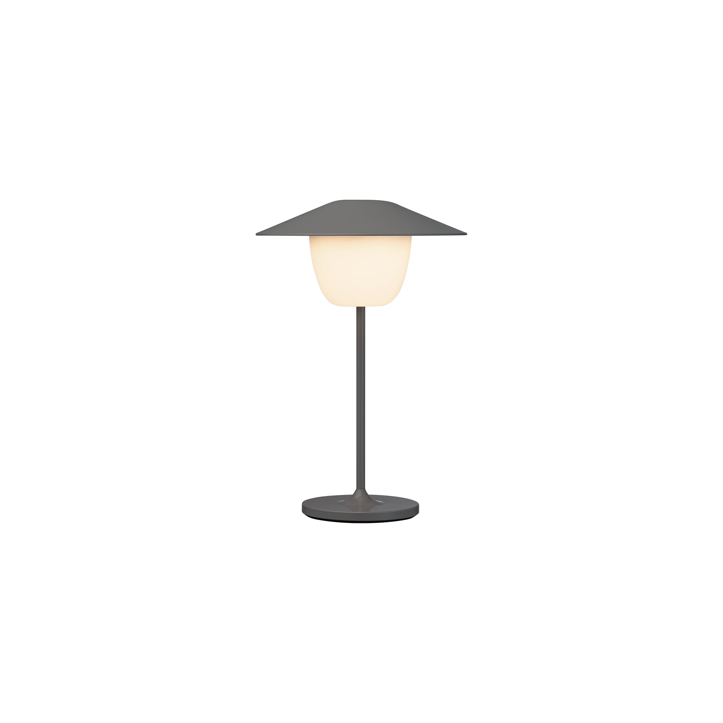 ANI Mini Lamp Warm Grey Turned On