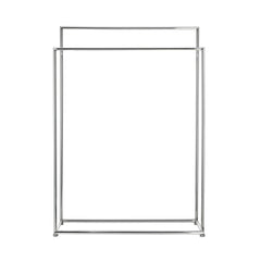 Rectangular metal frame on a white background