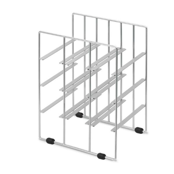 Wine Rack - 9 Bottles - Nickel Plated