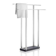 Free Standing Towel Rack - Wide - Polished