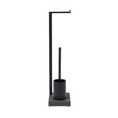 Toilet Butler with Short Brush Holder - Black 2