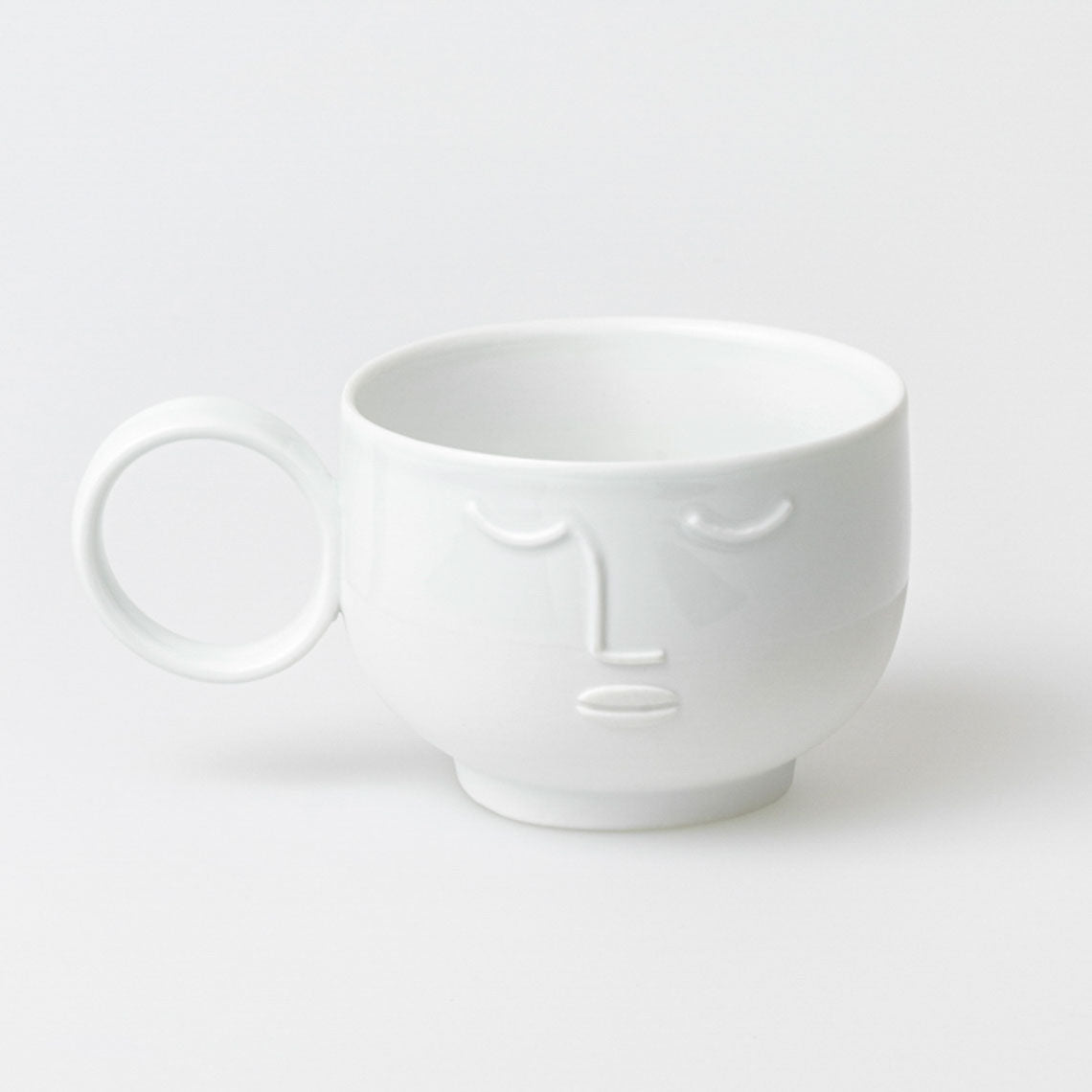 Natural Forms Mug Thea Eyes Closed R16738