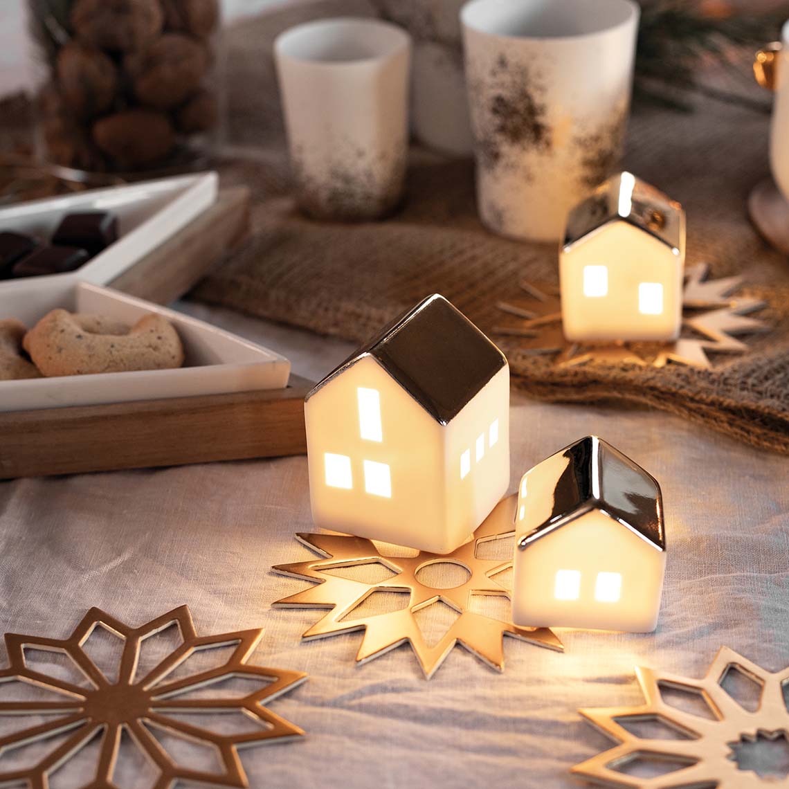 Mini Village House with LED Lifestyle