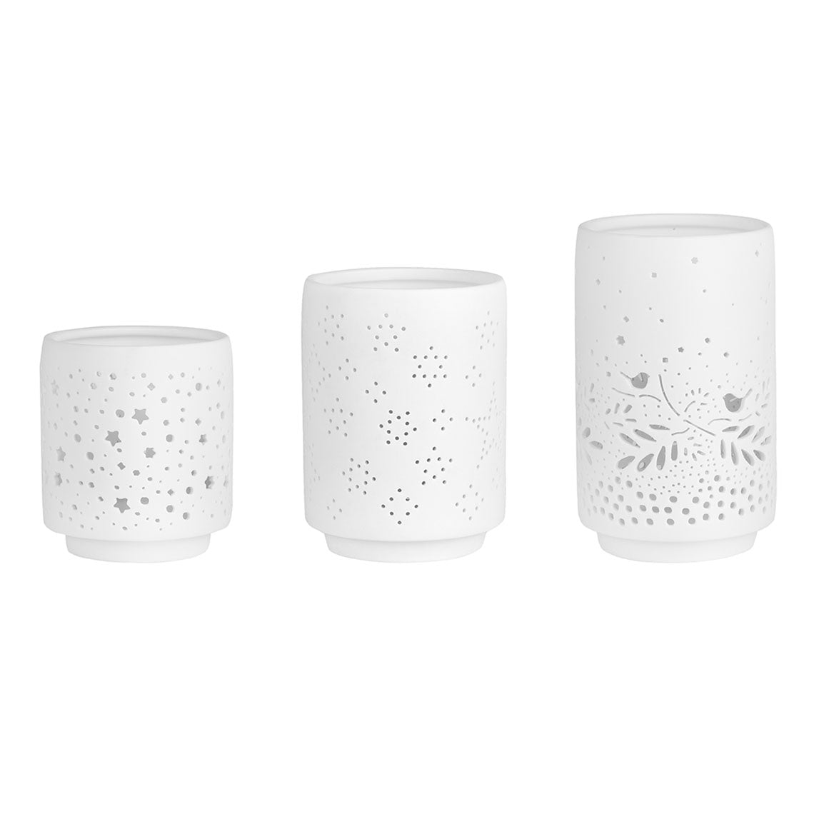 Winter Motif Tealight Holder Set R89957