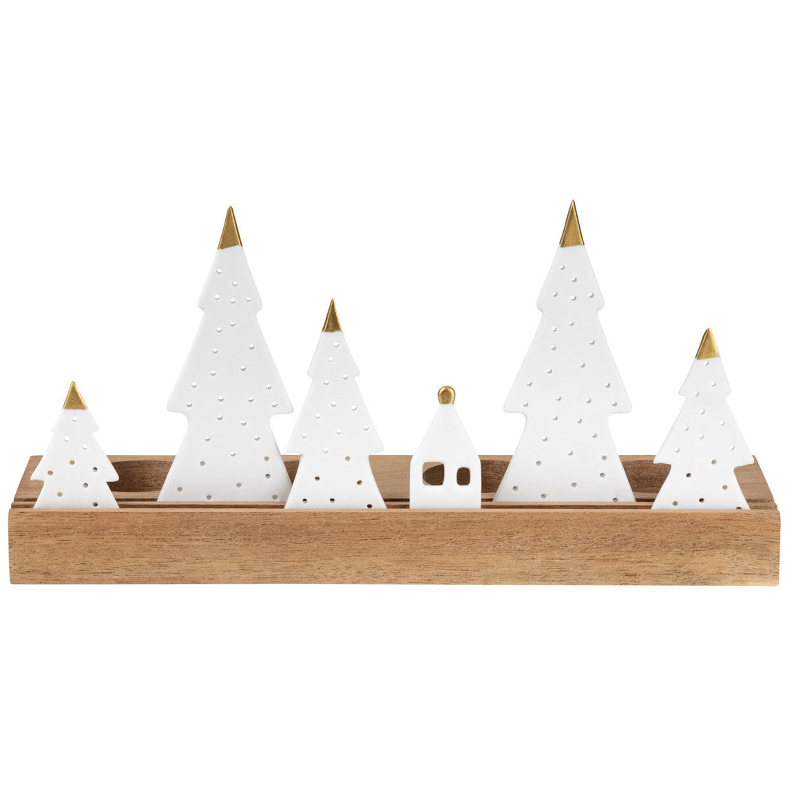 Fir Tree Tealight Holder Set R90117