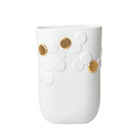 Porcelain Gold Dots Oval Vase R92547