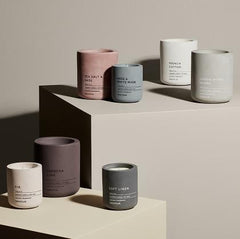 Scented Candle In Concrete Container - Small