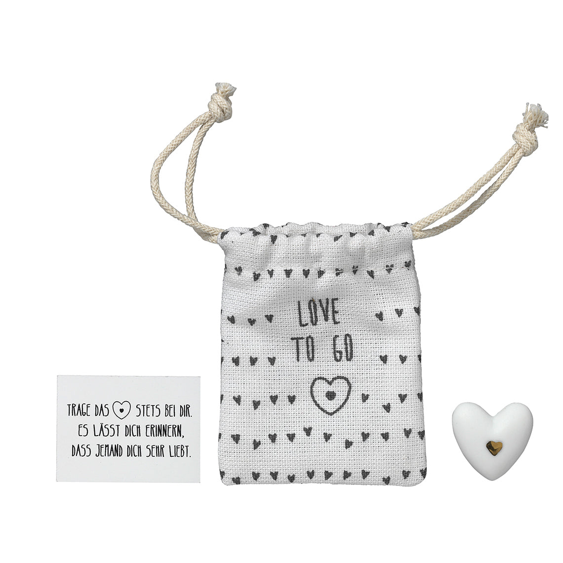 Heart Porcelain Pocket Gift R11949