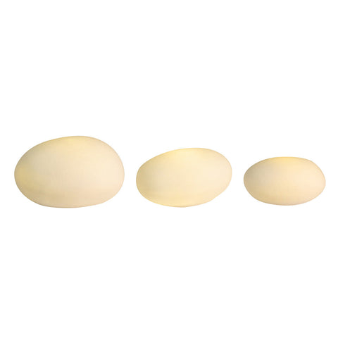 Light Pebbles - Set of 3 - Lit