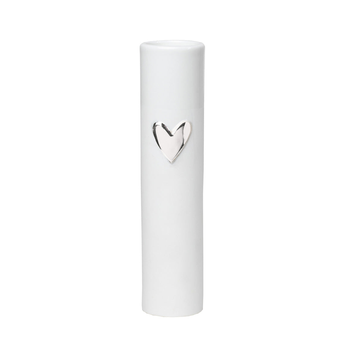 Love Heart Vase Silver R15349