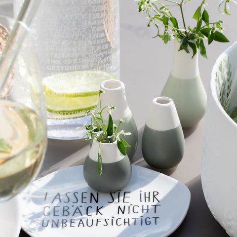 Pastel Two-Tone Mini Vases Lifestyle Image #3