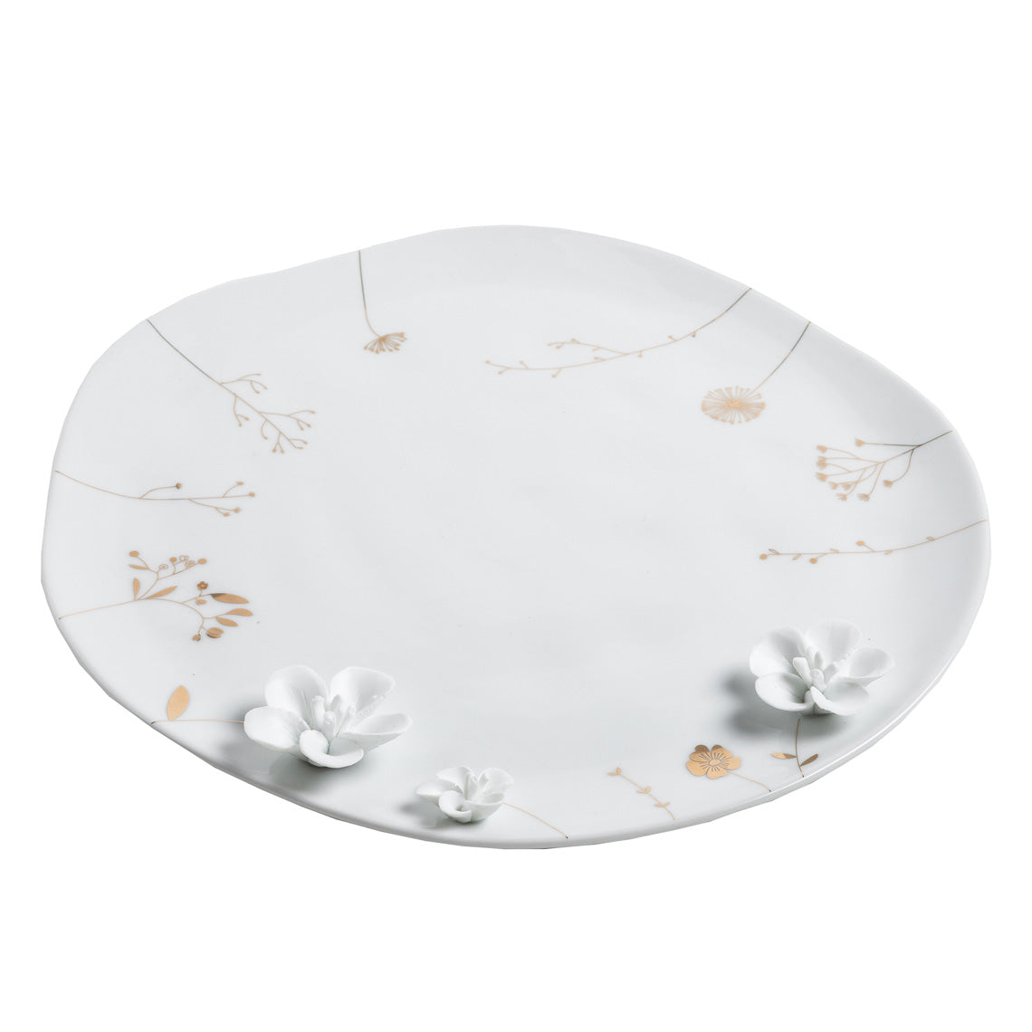 Porcelain Stories Decorative Plate - Flower R15537