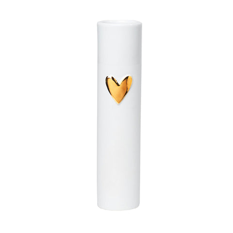 Love Heart Vase Gold R15583