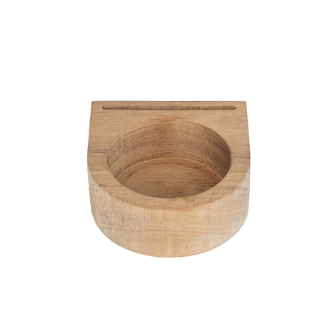 Acacia Wood Portion of Wondergarden Tealight Holder