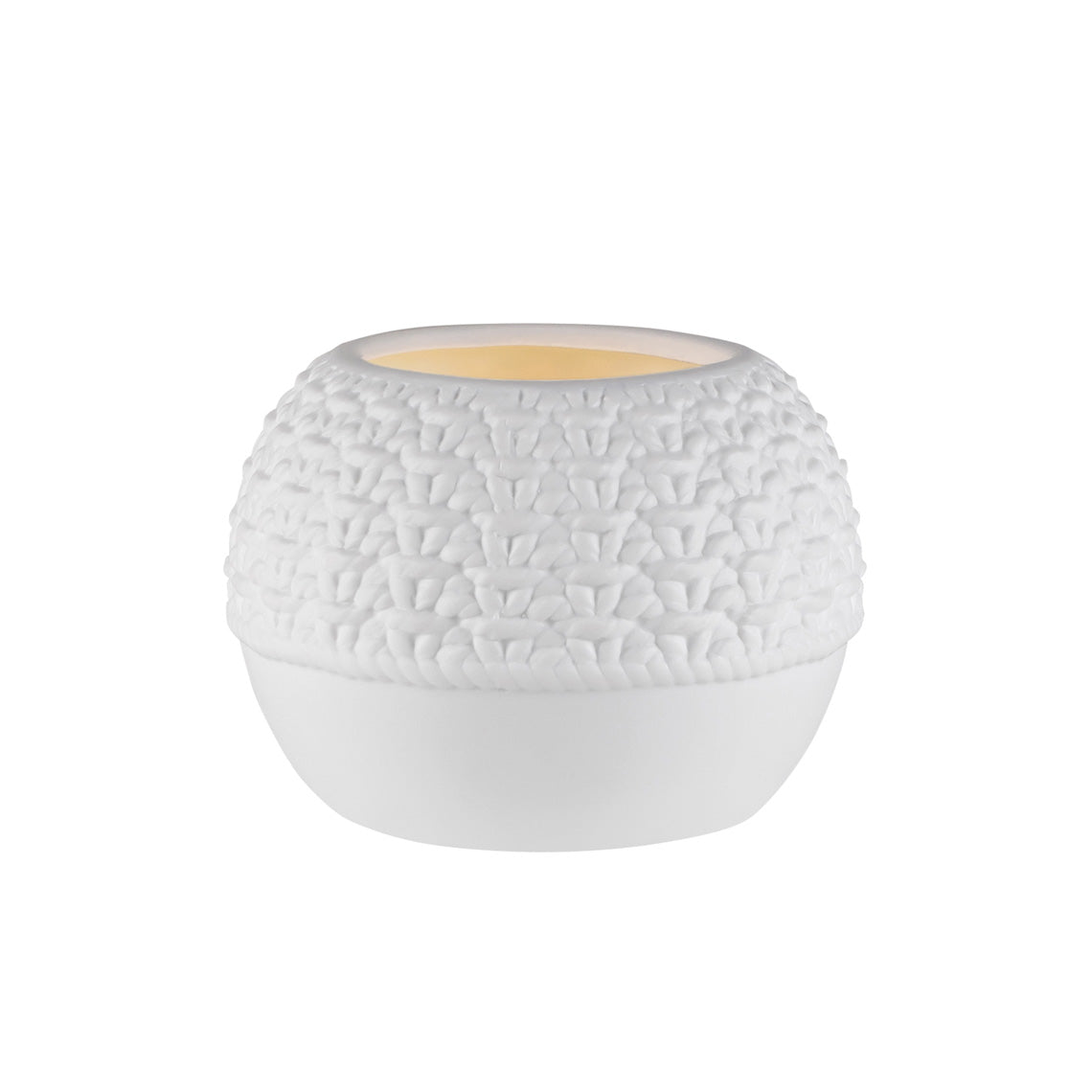 Knit Porcelain Tealight Holder R17216