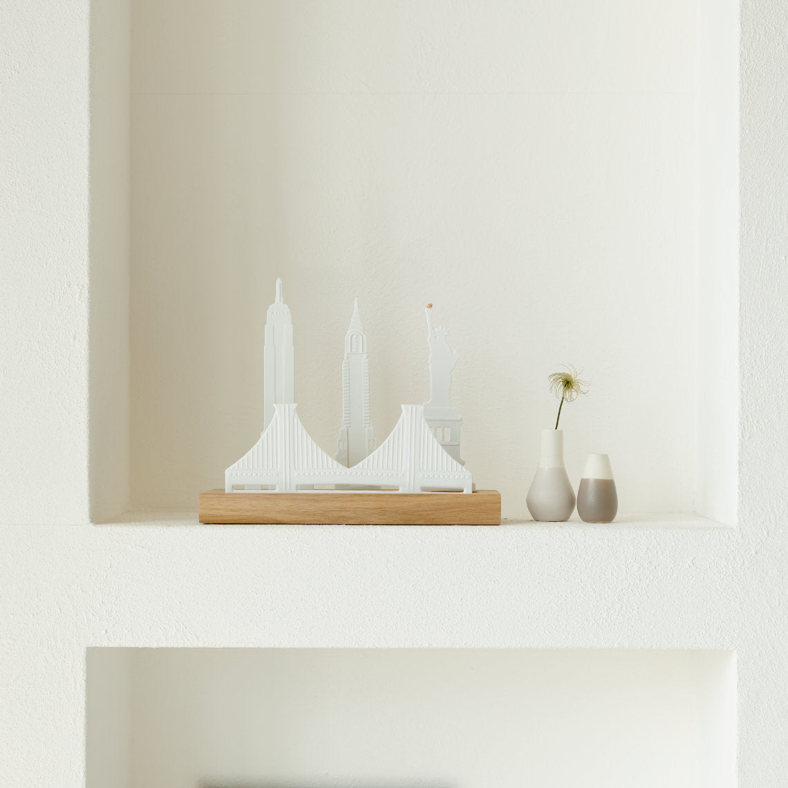 City Skyline Tealight Holder - NYC Lifestyle Image